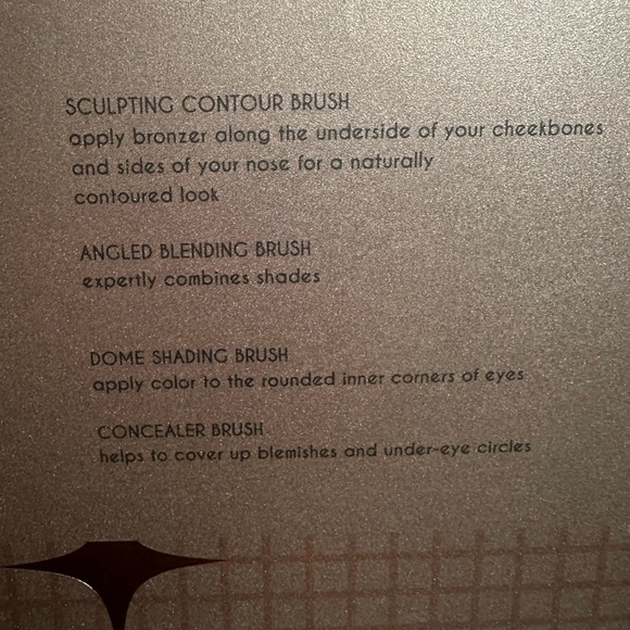 essential collection Disco bling make up brush kit 13 piece new & sealed Gold - Picture 11 of 12